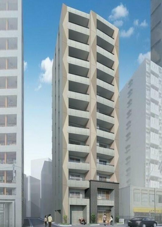 デュオフラッツ池尻大橋の外観パース