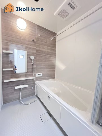 神戸市西区玉津町高津橋1期　新築戸建の浴室|【ホームページに現地動画掲載中】●年中無休：当日予約可●1坪タイプの広々したユニットバスになります