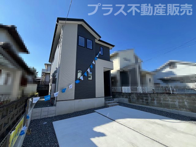 【外観】 | 福岡市南区大平寺1丁目9期　1号棟（全1棟）【仲介手数料無料・0円】 | 現地写真。プラス不動産販売なら、現場の全ての棟をまとめてご見学頂けます。