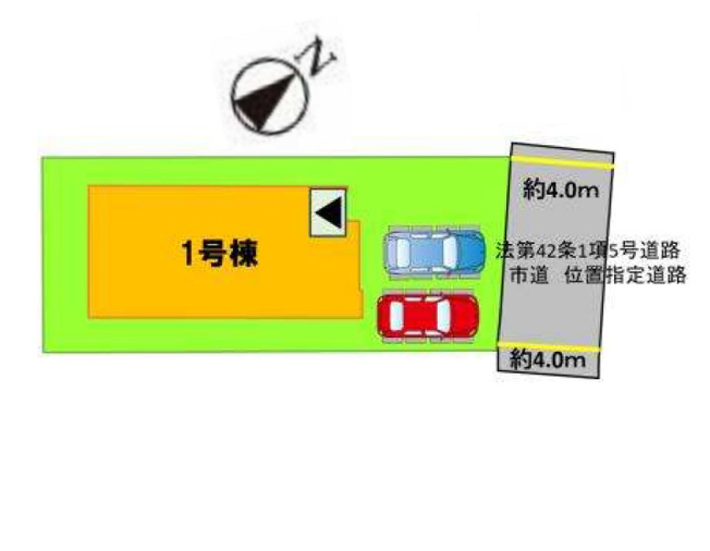 【区画図】 | 福岡市南区大平寺1丁目9期　1号棟（全1棟）【仲介手数料無料・0円】 | 区画図です。