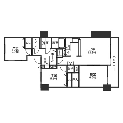 プレミアム金沢駅西の間取り