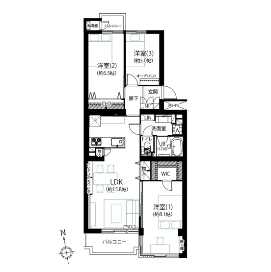【間取り】 | 新川崎グランドハイツ