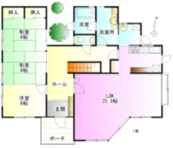 材木座1丁目貸店舗の間取り