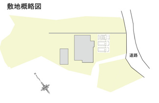 【区画図】 | 南部町大和 築50年の再生古民家 敷地419坪