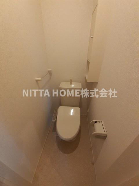 マーベラスのトイレ|温水洗浄付きのトイレになります＊