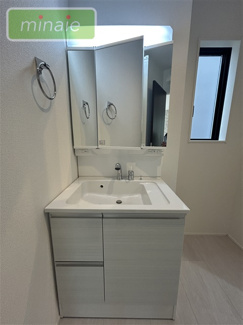 【独立洗面台】 | リビング階段　当社の近隣物件　栄町　全3棟　1号棟 | 同仕様施工例