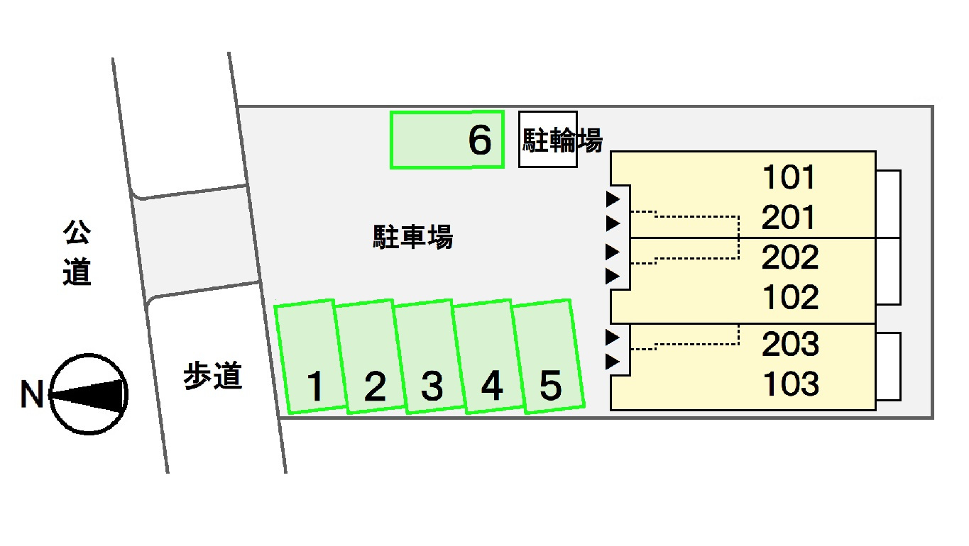 ヴィラス新栄の区画図