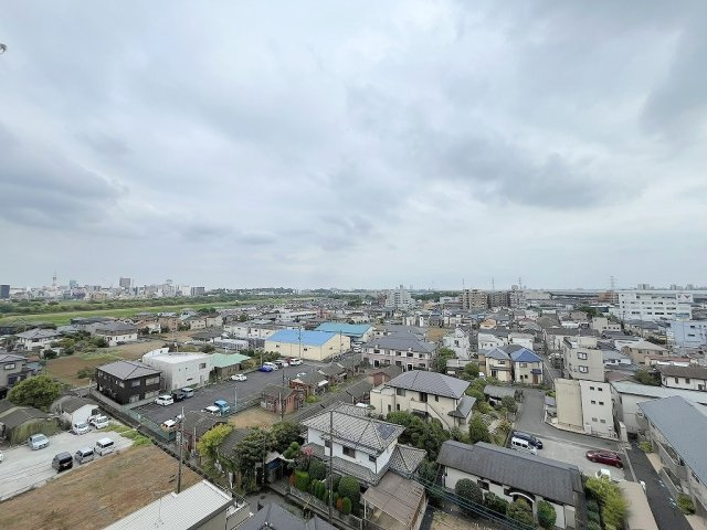 ロータリーパレス三郷金町の展望|バルコニーからの眺めです