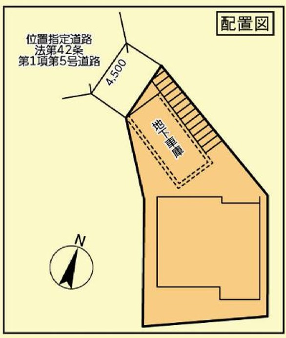 戸塚区戸塚町 新築戸建 4180万円の区画図