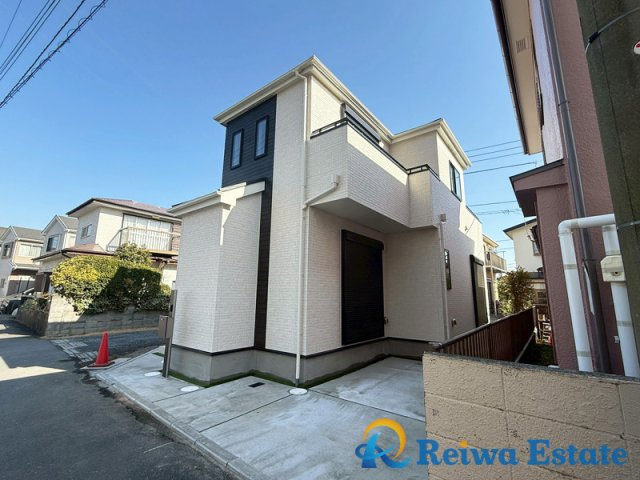 新築戸建　茅ヶ崎市香川4丁目の外観|三方向角地のため開放感がある立地です♪