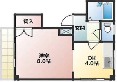 【大阪府】高槻市　一棟売アパートの間取り