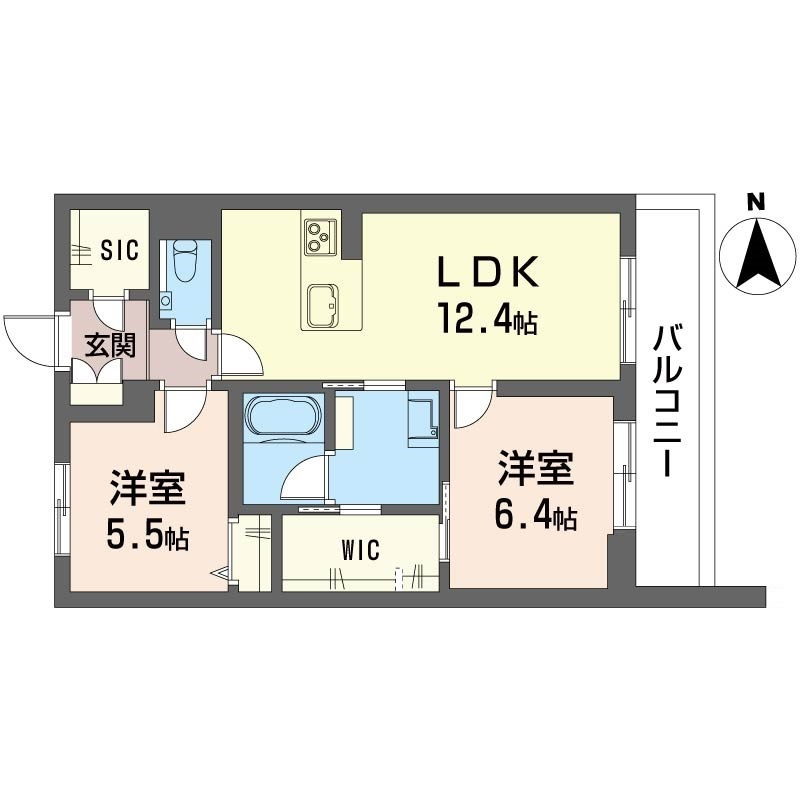 ルーエ清瀬の間取り