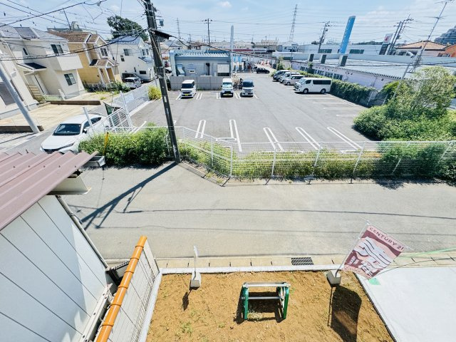 柏市青葉台１丁目新築戸建の展望|バルコニーより道路側眺望・南東側道路につき日当たり良好♪