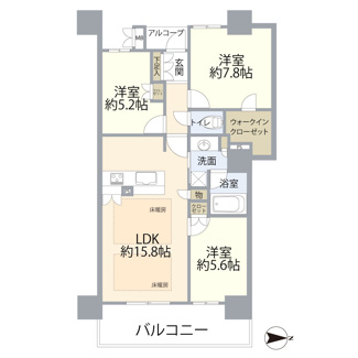 【間取り】 | ザ・草津タワー COLORS工務店リノベーションツアー有 | 当社厳選おすすめマンション！リノベーションしませんか？