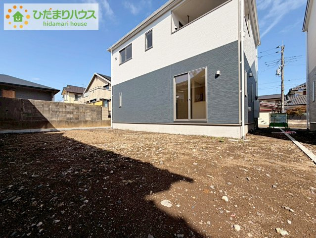 ひたちなか市平磯遠原町第1　新築戸建　1号棟の庭|家族みんなで広～いお庭でバーベキューが楽しめます(^^♪