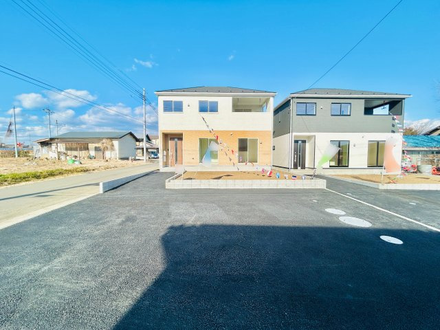 前橋市粕川町上東田面の外観|全棟駐車スペース3台確保！