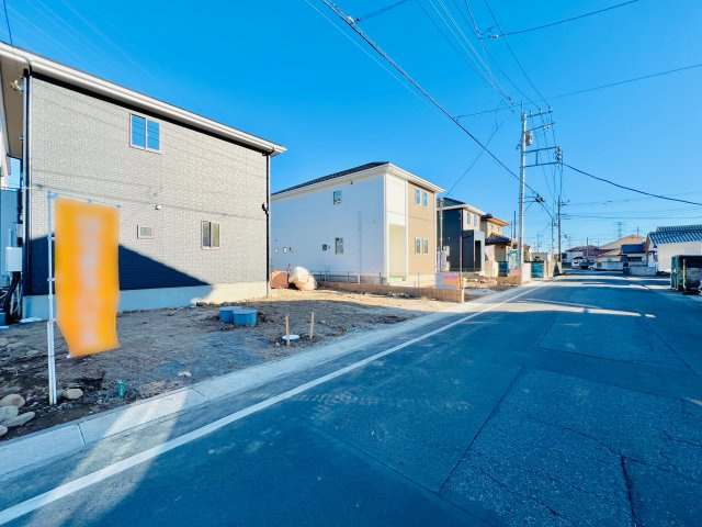 太田市宝町の前面道路含む現地写真|車の通りも少なく駐車も焦らずにできます♪