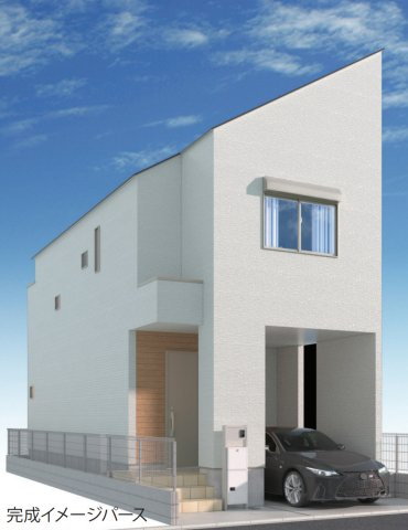 横浜市港南区東永谷3丁目 新築戸建て【仲介手数料無料】の外観パース