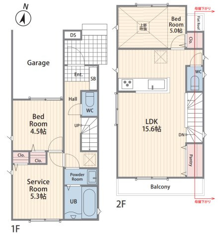 横浜市港南区東永谷3丁目 新築戸建て【仲介手数料無料】の間取り