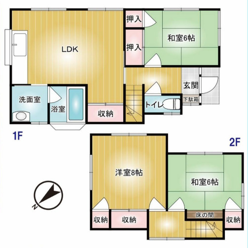 【間取り】 | 高崎市片岡町　中古住宅