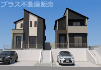 【外観】 | まもなく完成。ご内覧は可能です。ご見学はプラス不動産販売にお任せ下さい。