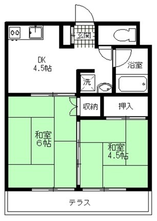 パレットハウスの間取り