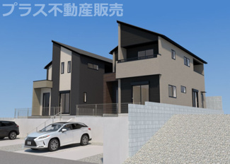 【外観】 | まもなく完成。ご内覧は可能です。ご見学はプラス不動産販売にお任せ下さい。