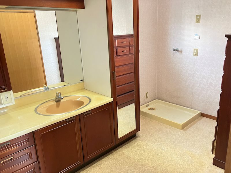 中古戸建　浜松市中央区広沢二丁目　の洗面所|洗面脱衣所