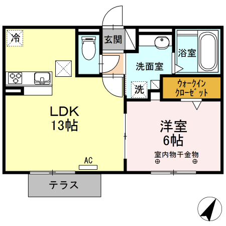 アンダー フォレスト Ⅳの間取り