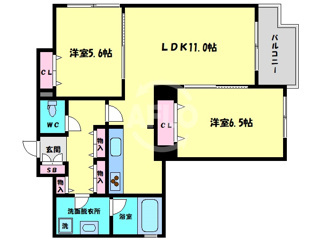 【間取り】 | HORIE LUX（ホリエラックス）　堀江小学校区 | HORIE LUX（ホリエラックス）