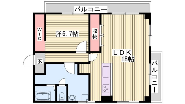 コーポラスエルの間取り