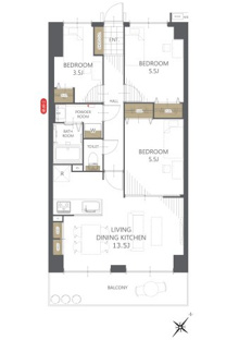 【間取り】ナイスアーバン志木 