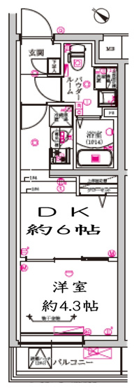 【間取り】 | レガリス武蔵小山