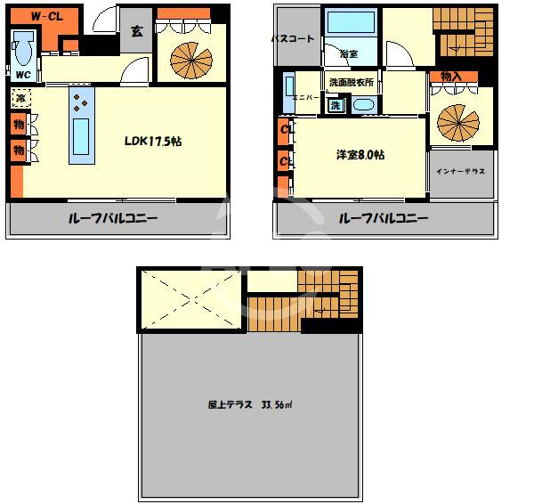 Ritz SQUAREⅡの間取り|Ritz SQUAREII（リッツスクエアツー）　間取り