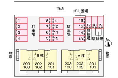 【区画図】 | フィオーレ・Ｂ