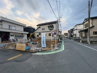 【前面道路含む現地写真】 | 川越市小室　新築分譲　JR川越線『西川越駅』徒歩8分　【泉小学区】