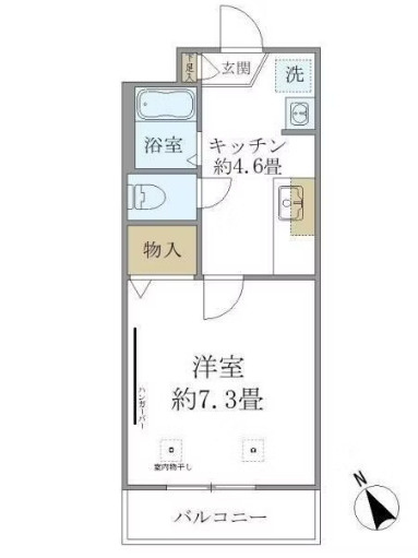 練馬区錦２丁目の一棟マンションの間取り