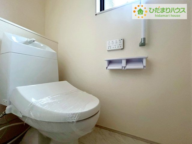 北茨城市平潟町1期　新築戸建　1号棟のトイレ|温水洗浄便座ついてます(^^♪