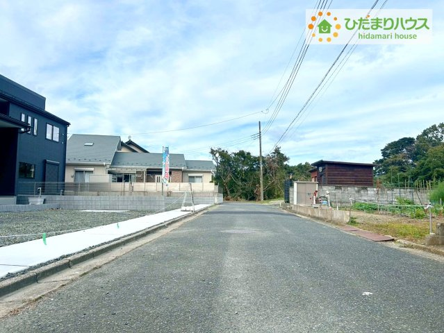 北茨城市平潟町1期　新築戸建　1号棟の前面道路含む現地写真|閑静な住宅地で叶える静かな暮らし(^^)/