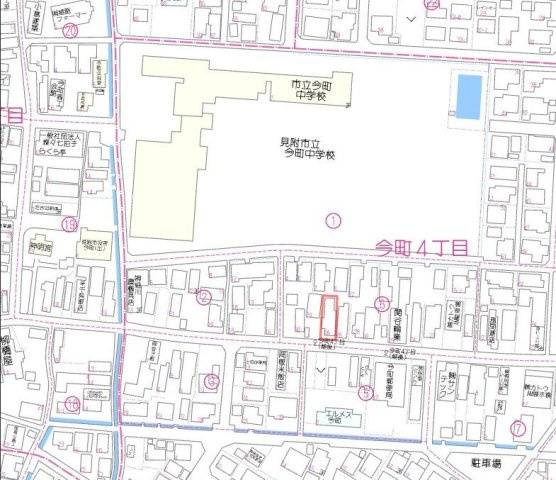 見附市今町4丁目　売土地（更地渡し）の地図