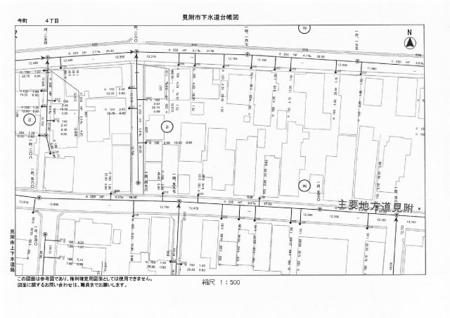 見附市今町4丁目　売土地（更地渡し）の土地図