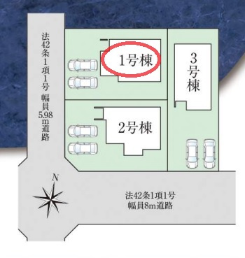 【区画図】 | ファーストタウン奈良市第９鳥見町 | 区画図