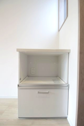 【設備】 | AQUE24 | カップボード付き！
※別部屋の6号室の写真です