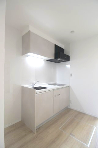 【キッチン】 | AQUE24 | キッチンでお料理をお楽しみください
※別部屋の6号室の写真です