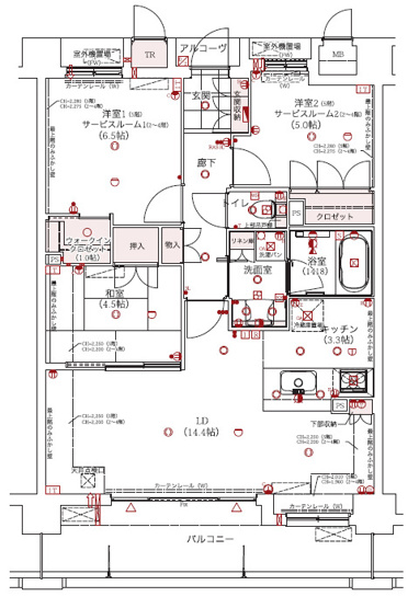 【間取り】 | グレースマンション運動公園