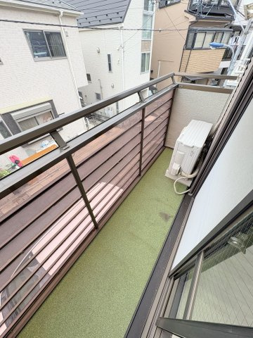 植野ハイツのバルコニー