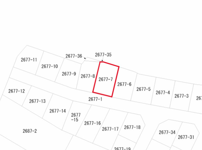 【区画図】 | 山武市成東　土地