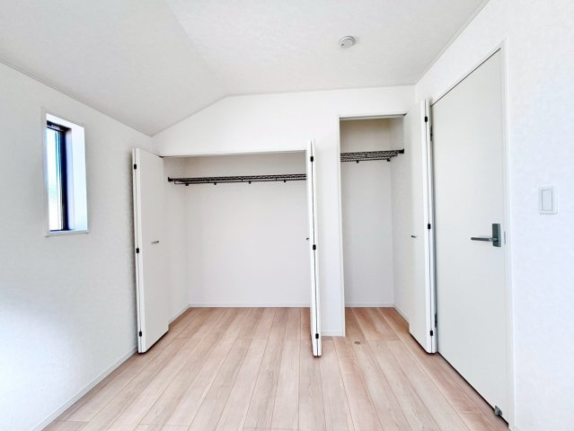 野田市尾崎第17　新築戸建　1号棟の収納|居室にゆとりが持てる大収納クローゼット付き♪					
