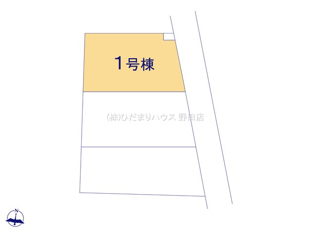 野田市尾崎第17　新築戸建　1号棟の区画図|1号棟