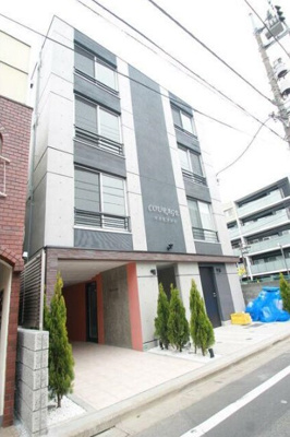 【外観】 | クラージュ中野 | 鉄筋コンクリート造のがっちりとした建物。